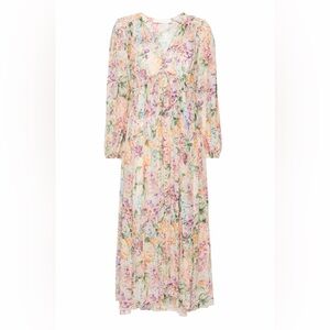 NWT ZIMMERMAN HALLIDAY GATHERED MAXI DRESS - SIZE 3 (US 10)